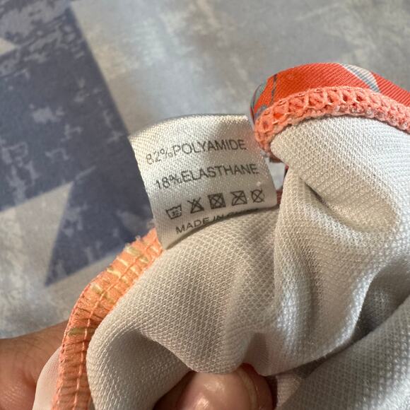 Floral Halter One-Piece Swimsuit Padded Size L - Picture 5 of 8